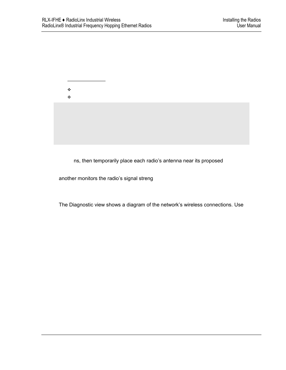 2installing the radios | ProSoft Technology RLX-IFH9E-A User Manual | Page 55 / 109