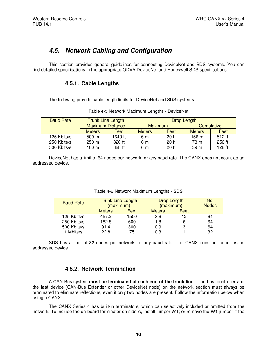 Network cabling and configuration | ProSoft Technology WRC-CANX User Manual | Page 14 / 33