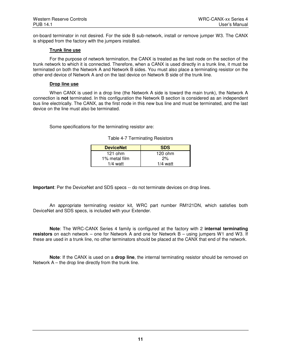 ProSoft Technology WRC-CANX User Manual | Page 15 / 33