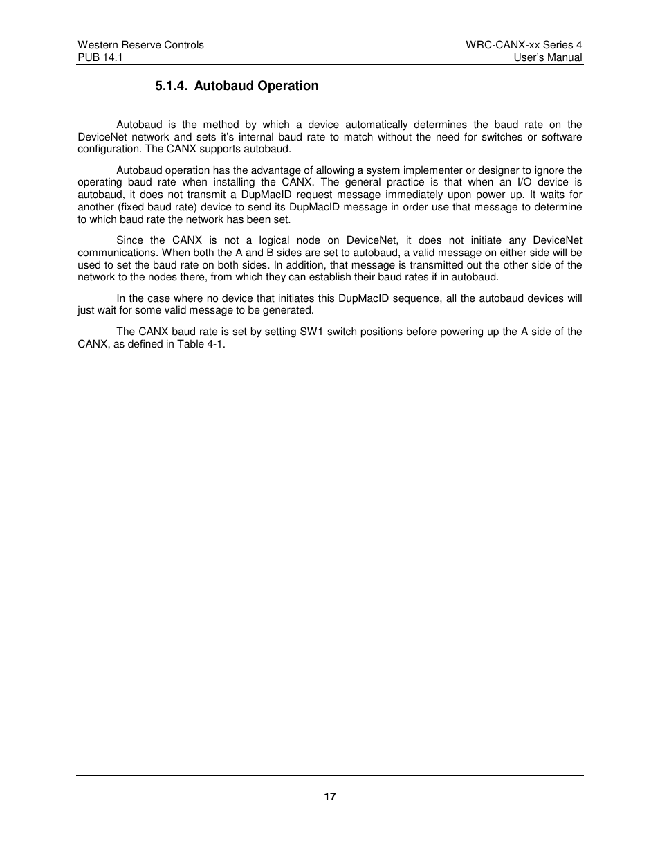 ProSoft Technology WRC-CANX User Manual | Page 21 / 33