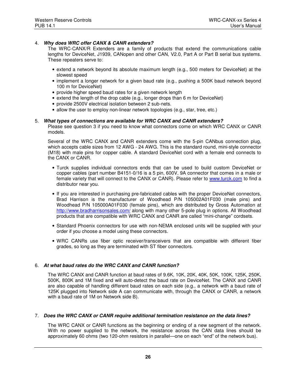 ProSoft Technology WRC-CANX User Manual | Page 30 / 33