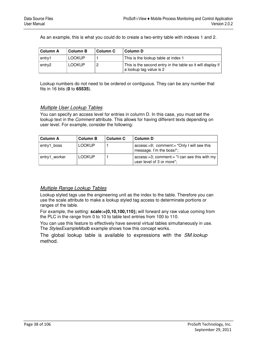 ProSoft Technology ProSoft i-View User Manual | Page 38 / 106