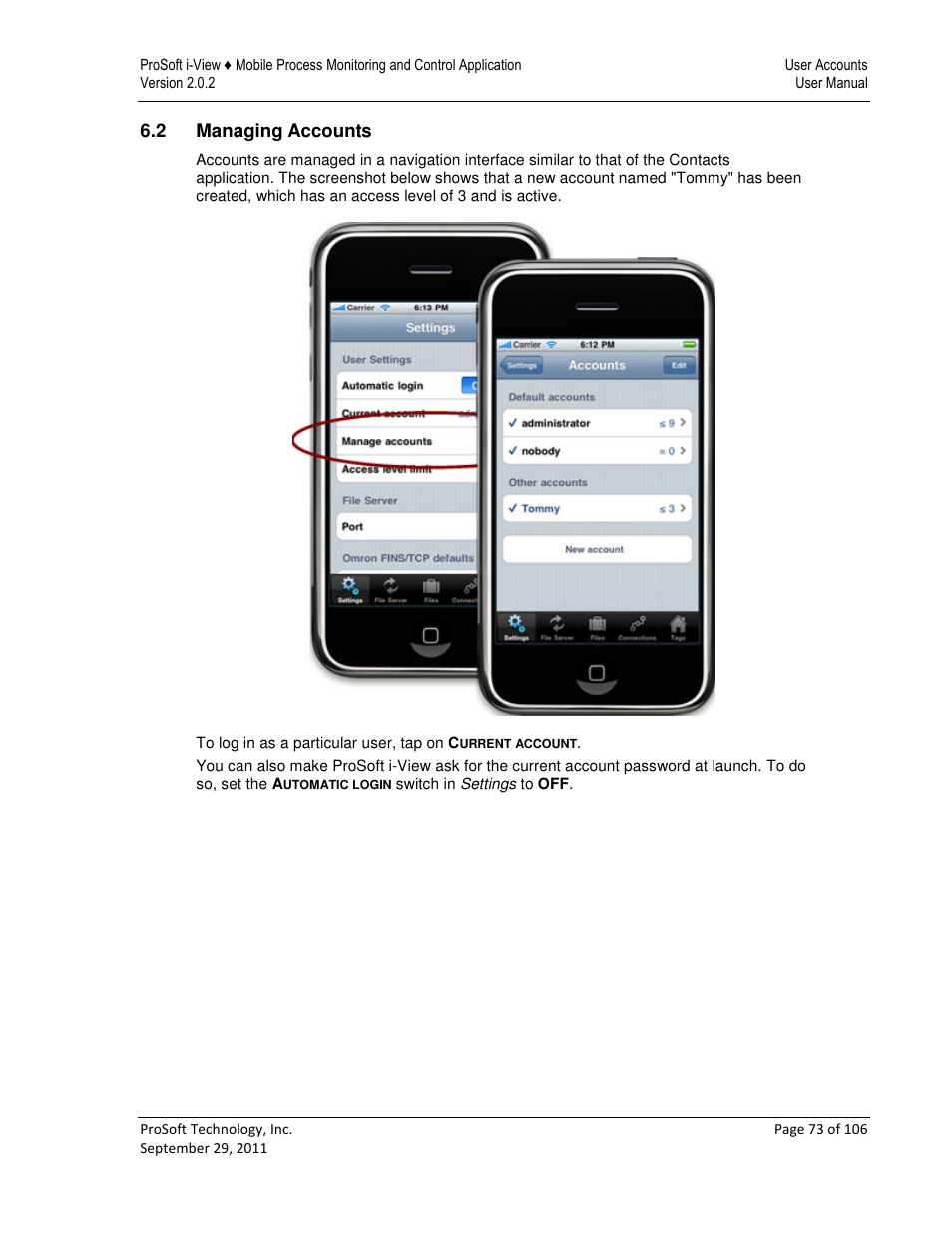 ProSoft Technology ProSoft i-View User Manual | Page 73 / 106