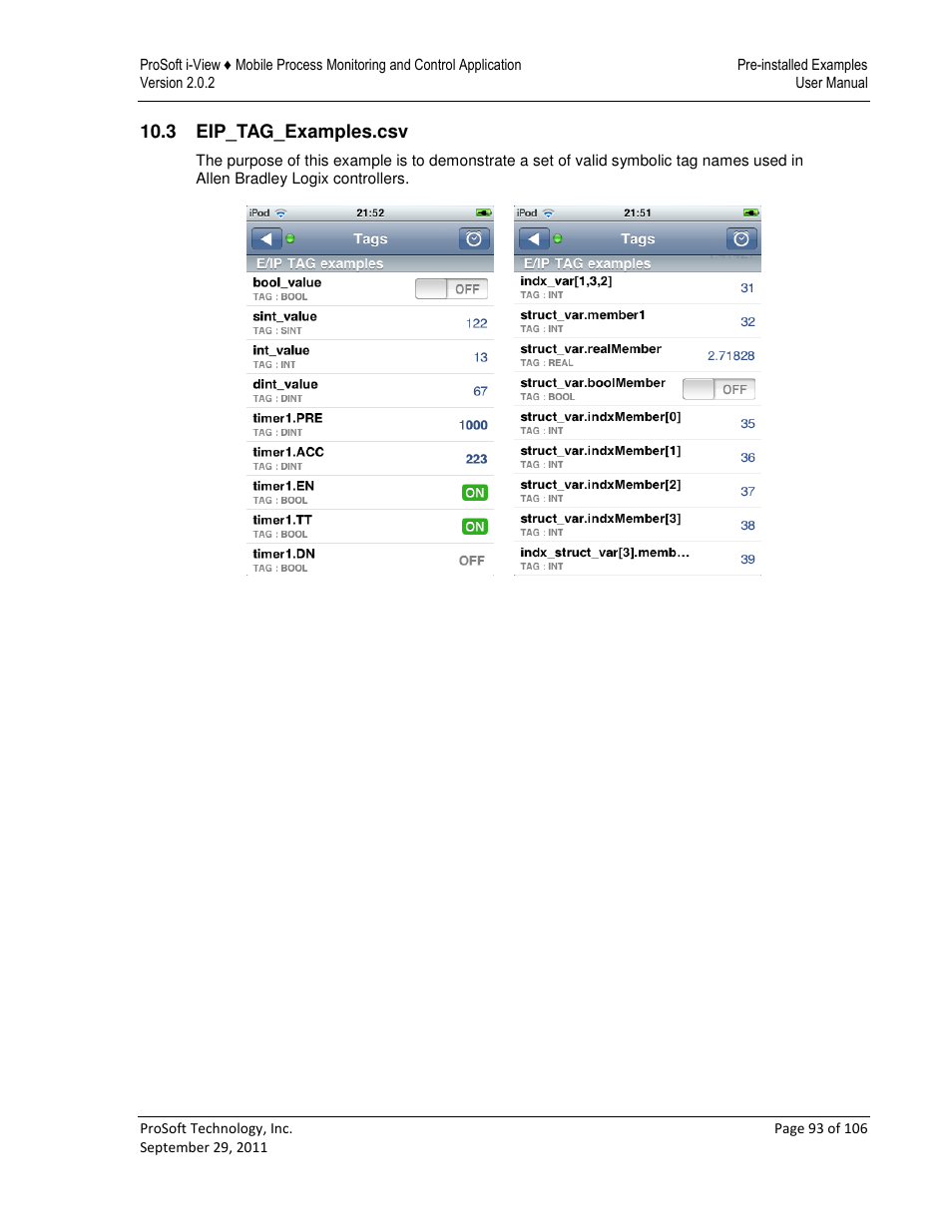 ProSoft Technology ProSoft i-View User Manual | Page 93 / 106