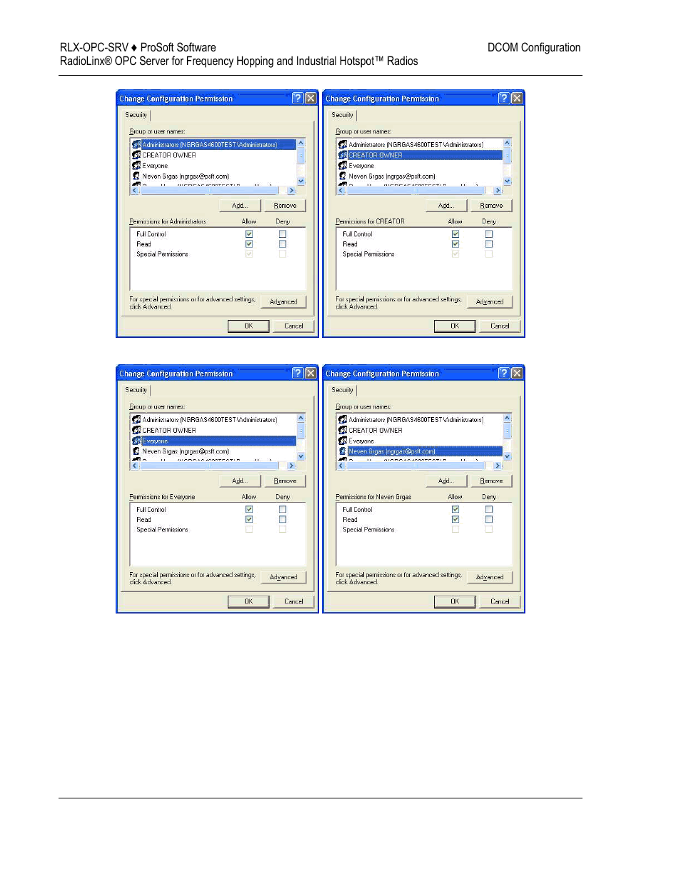 ProSoft Technology RLX-OPC-SRV User Manual | Page 54 / 108