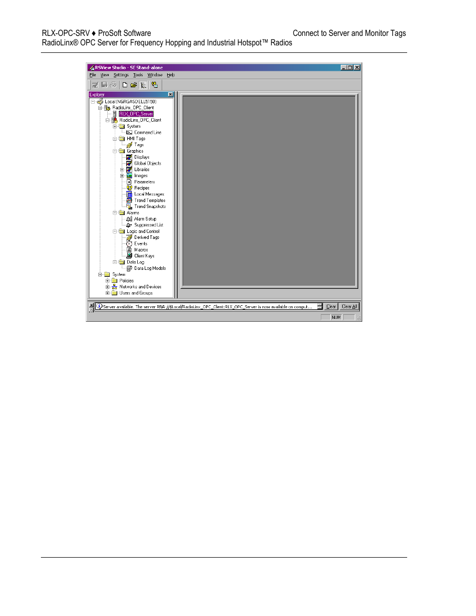 ProSoft Technology RLX-OPC-SRV User Manual | Page 70 / 108