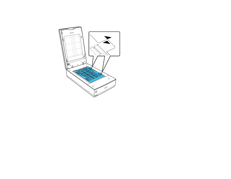 Placing film in the film area guide | Epson Perfection V800 Photo User Manual | Page 30 / 107