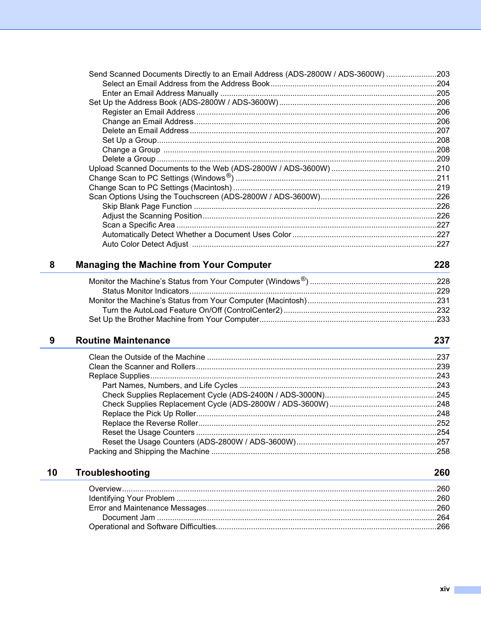 Brother ADS-2400N User Manual | Page 15 / 319