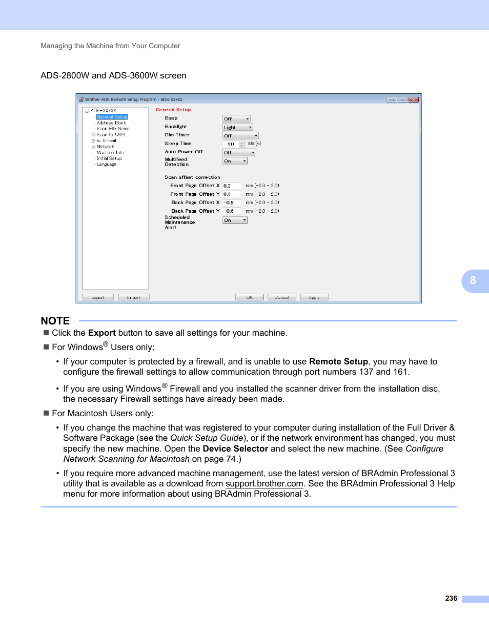 Brother ADS-2400N User Manual | Page 252 / 319
