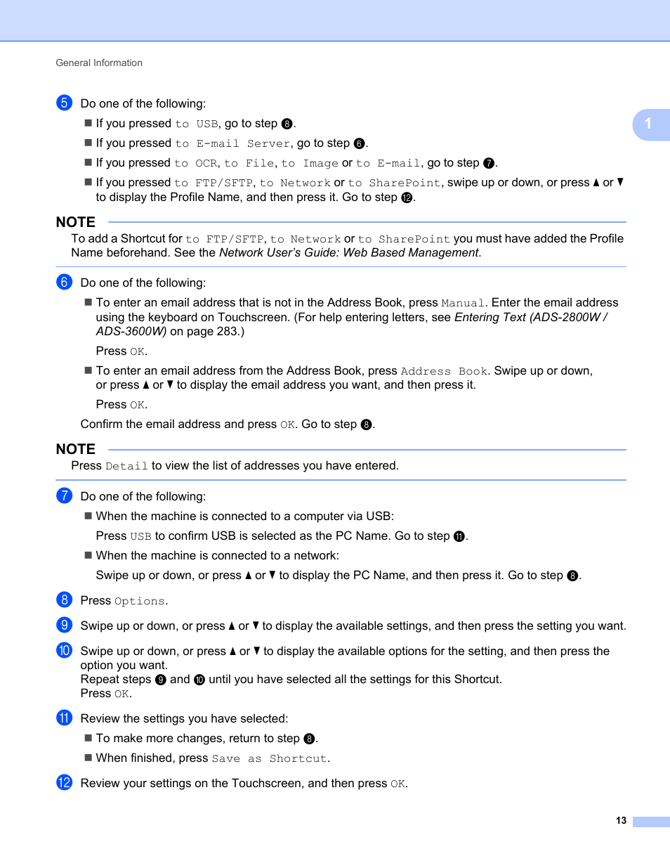 Brother ADS-2400N User Manual | Page 29 / 319