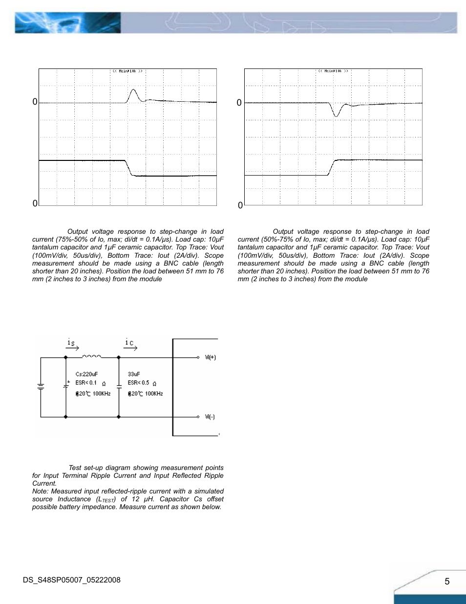 Electrical characteristics curves | Delta Electronics S48SP User Manual | Page 5 / 14