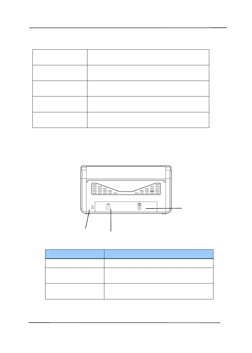 3 rear view, Rear view | Avision AD260 User Manual | Page 14 / 132