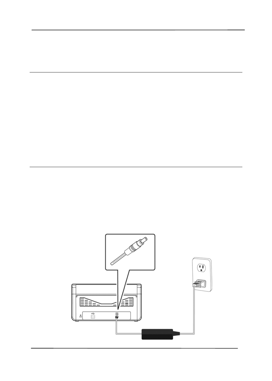 1 connecting to power, Installing the scanner driver and connecting the, Cables | Connecting to power | Avision AD260 User Manual | Page 16 / 132