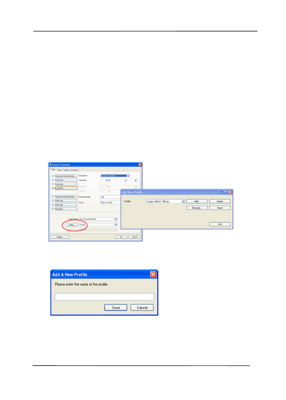 6 editing profiles, Editing profiles | Avision AD260 User Manual | Page 57 / 132