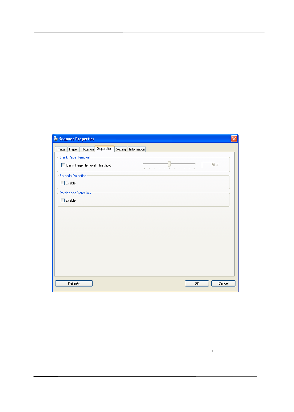 11 the separation tab | Avision AD250F User Manual | Page 100 / 137