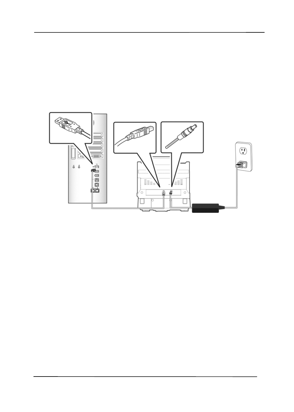 6 connecting to computer | Avision AD250F User Manual | Page 20 / 137