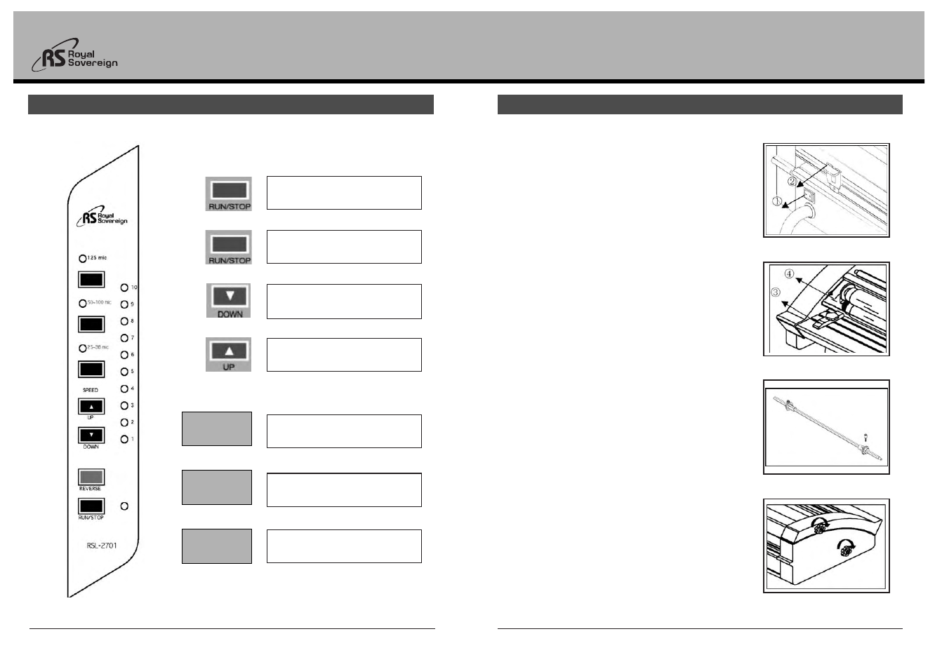Rsl-380, Features guide 6. operation instructions | Royal Sovereign RSL-380 User Manual | Page 4 / 7