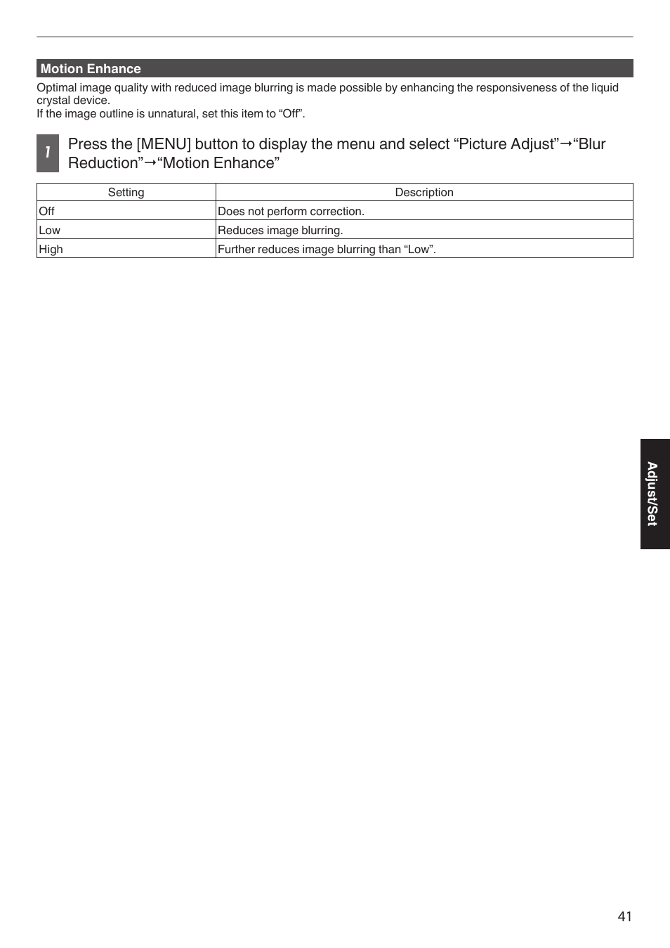 JVC DLA-Z1 User Manual | Page 41 / 80