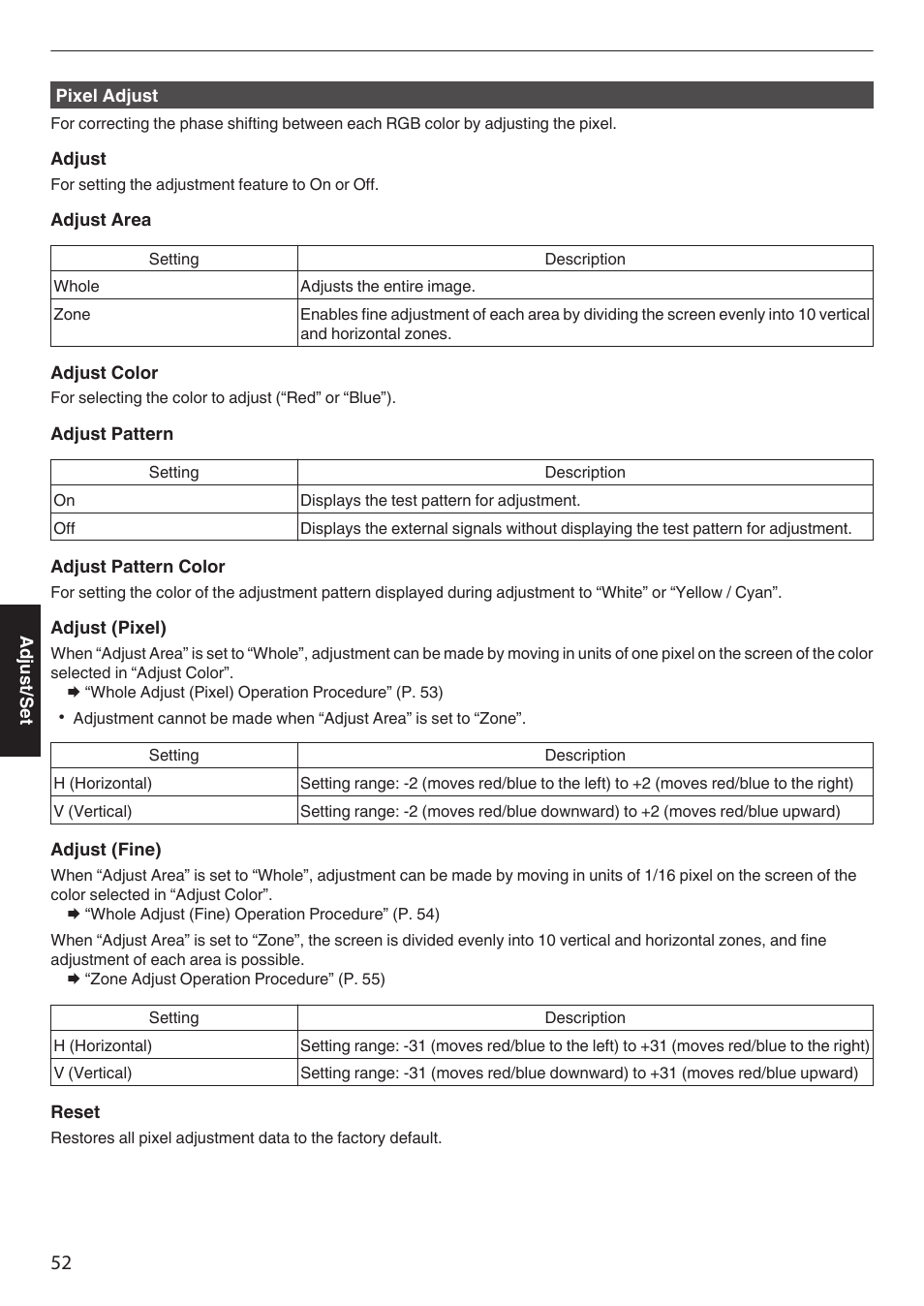 P. 52 | JVC DLA-Z1 User Manual | Page 52 / 80