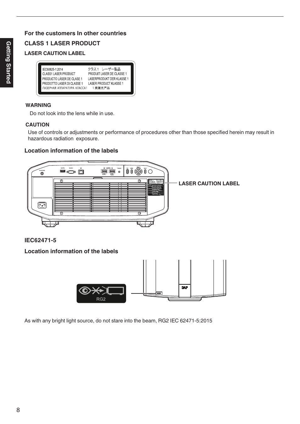 JVC DLA-Z1 User Manual | Page 8 / 80
