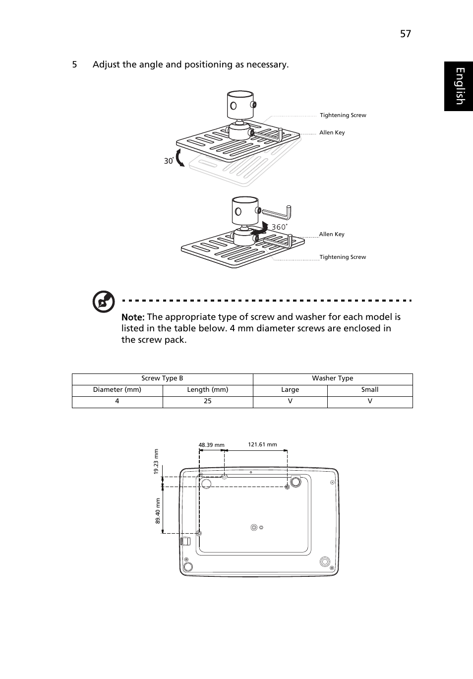 Eng lis h | Acer P1623 User Manual | Page 67 / 84