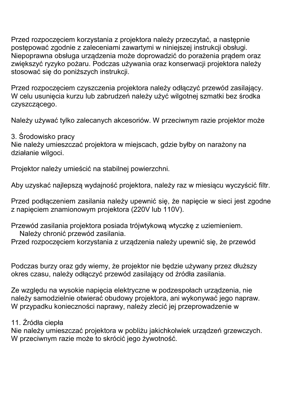 Uwaga | Overmax Multipic 3.1 User Manual | Page 14 / 88