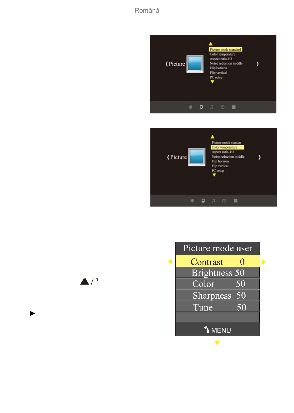 Setari meniu | Overmax Multipic 3.1 User Manual | Page 60 / 88