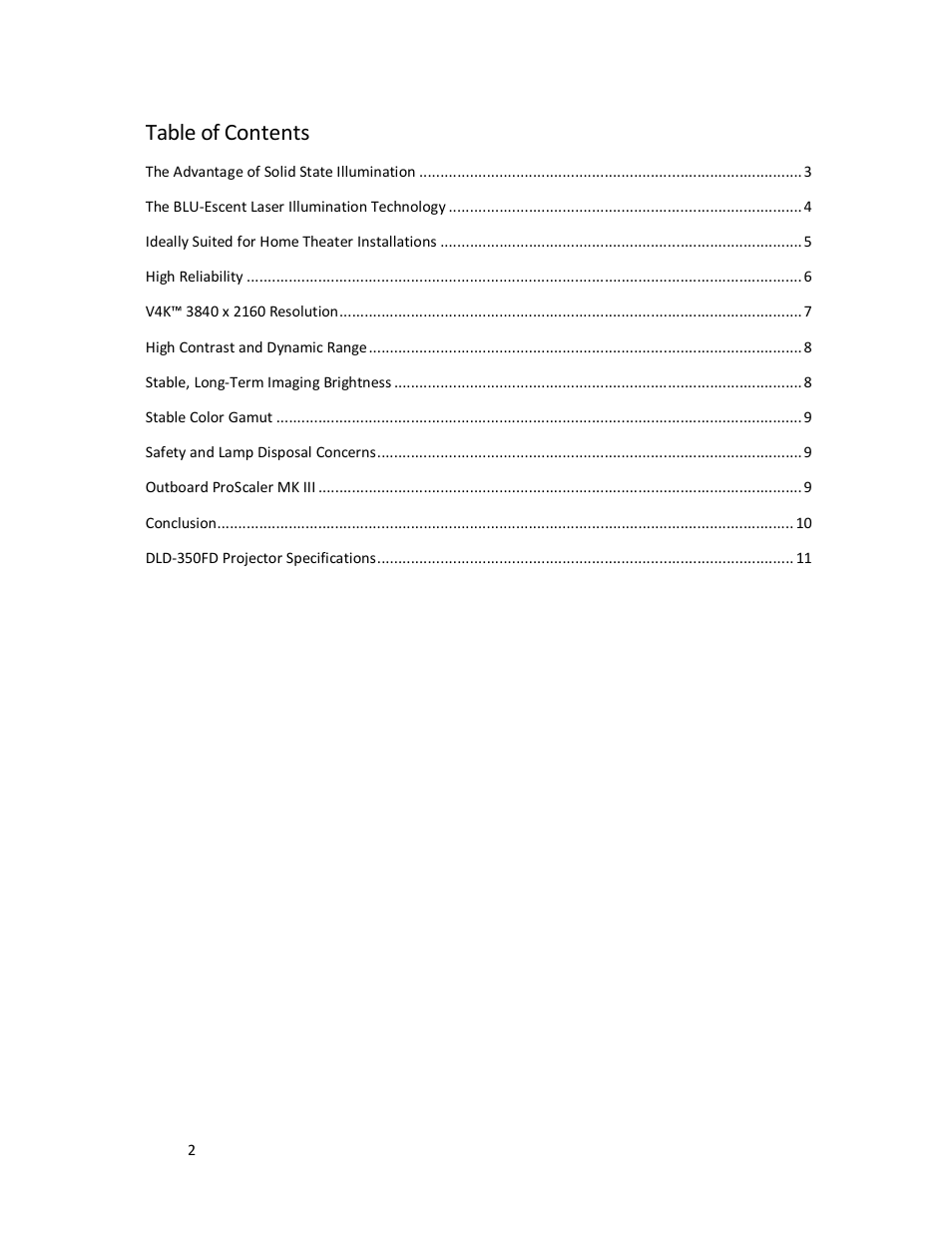 Wolf Cinema DLD-380FD User Manual | Page 2 / 11