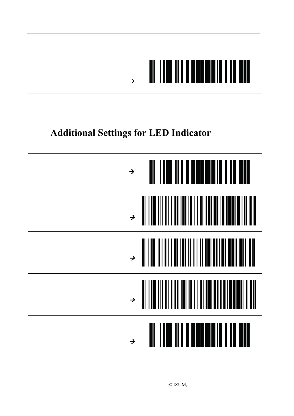 Additional settings for led indicator, 5additional settings for led indicator | Datalogic Heron HD3100 User Manual | Page 10 / 12