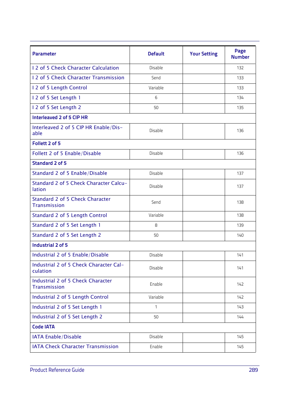 Datalogic QuickScan I QD2400 User Manual | Page 299 / 324