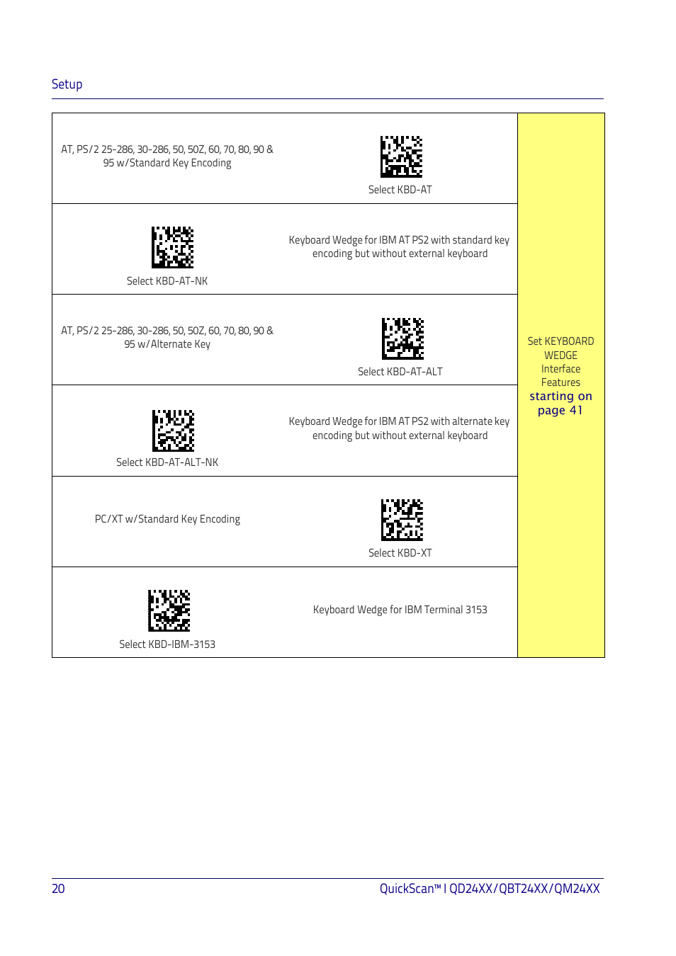 Datalogic QuickScan I QD2400 User Manual | Page 30 / 324