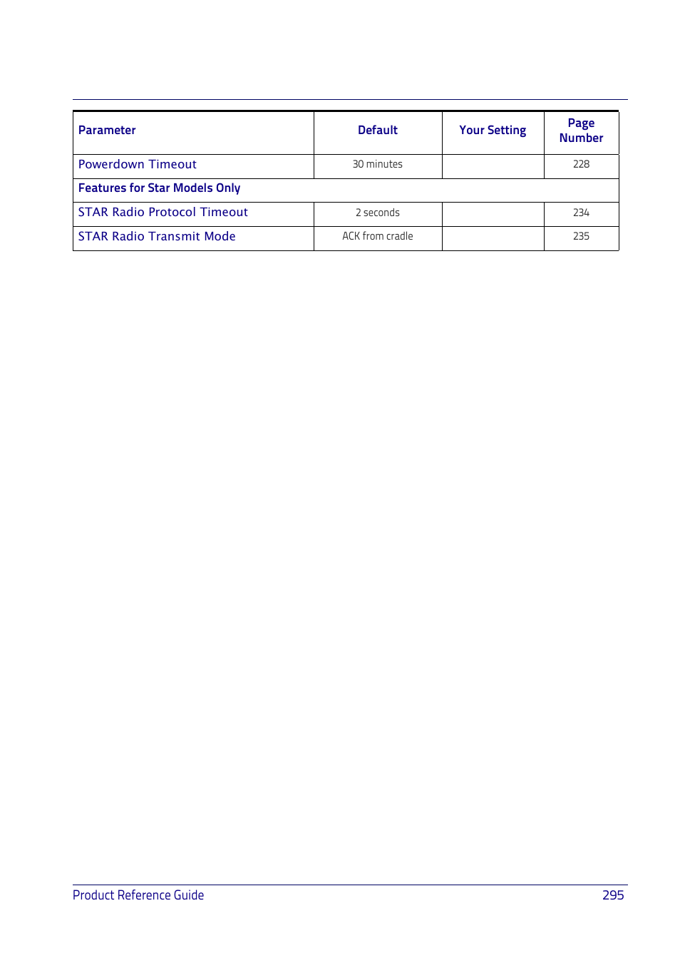 Datalogic QuickScan I QD2400 User Manual | Page 305 / 324
