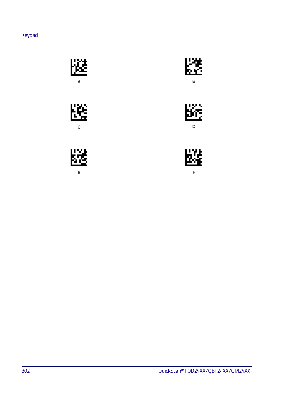 Datalogic QuickScan I QD2400 User Manual | Page 312 / 324