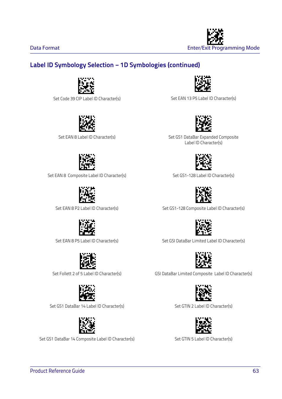 Datalogic QuickScan I QD2400 User Manual | Page 73 / 324