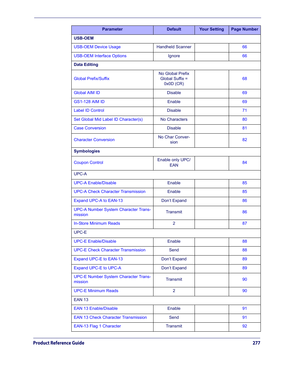 Datalogic QuickScan Lite QW2100 User Manual | Page 287 / 324