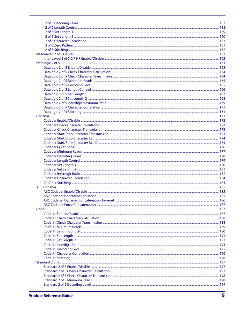 Datalogic QuickScan Lite QW2100 User Manual | Page 7 / 324