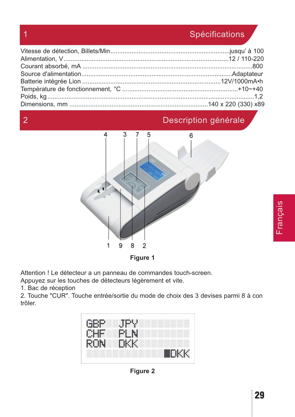 PRO Intellect PRO CL-400 A MULTI User Manual | Page 29 / 44