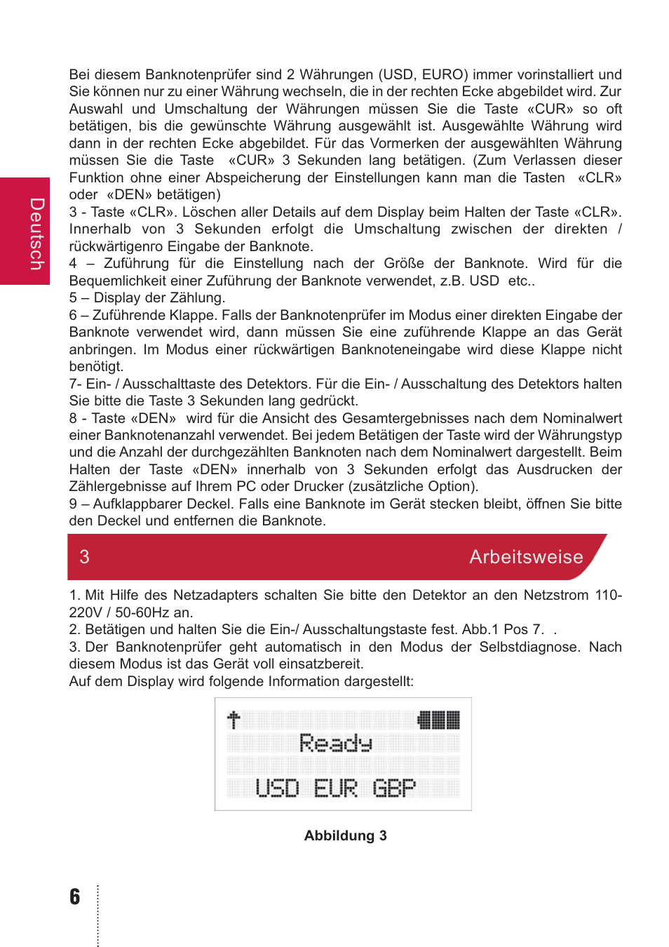 PRO Intellect PRO CL-400 A MULTI User Manual | Page 6 / 44