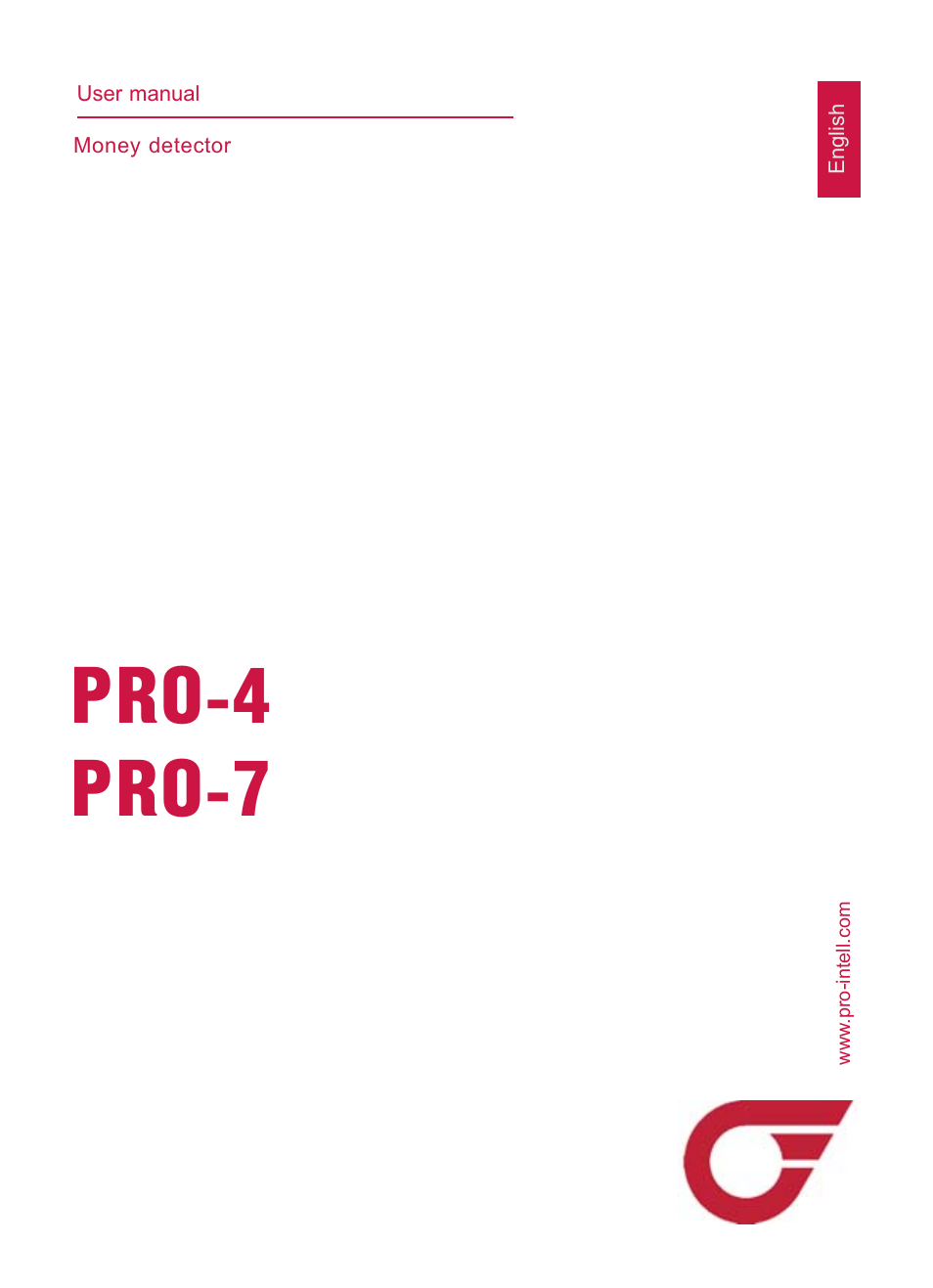 PRO Intellect PRO 7 User Manual | 8 pages