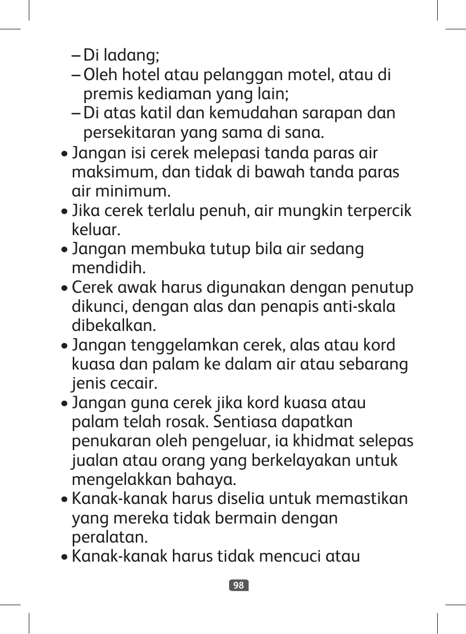 Tefal KI 230D30 Express II User Manual | Page 100 / 135