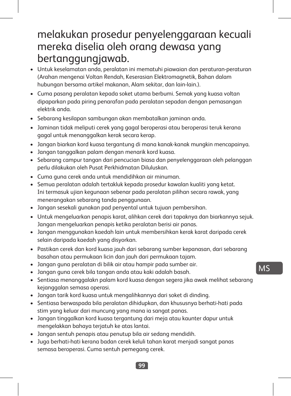 Tefal KI 230D30 Express II User Manual | Page 101 / 135