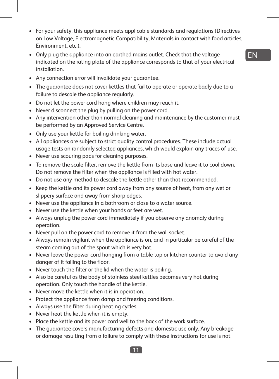 Tefal KI 230D30 Express II User Manual | Page 13 / 135