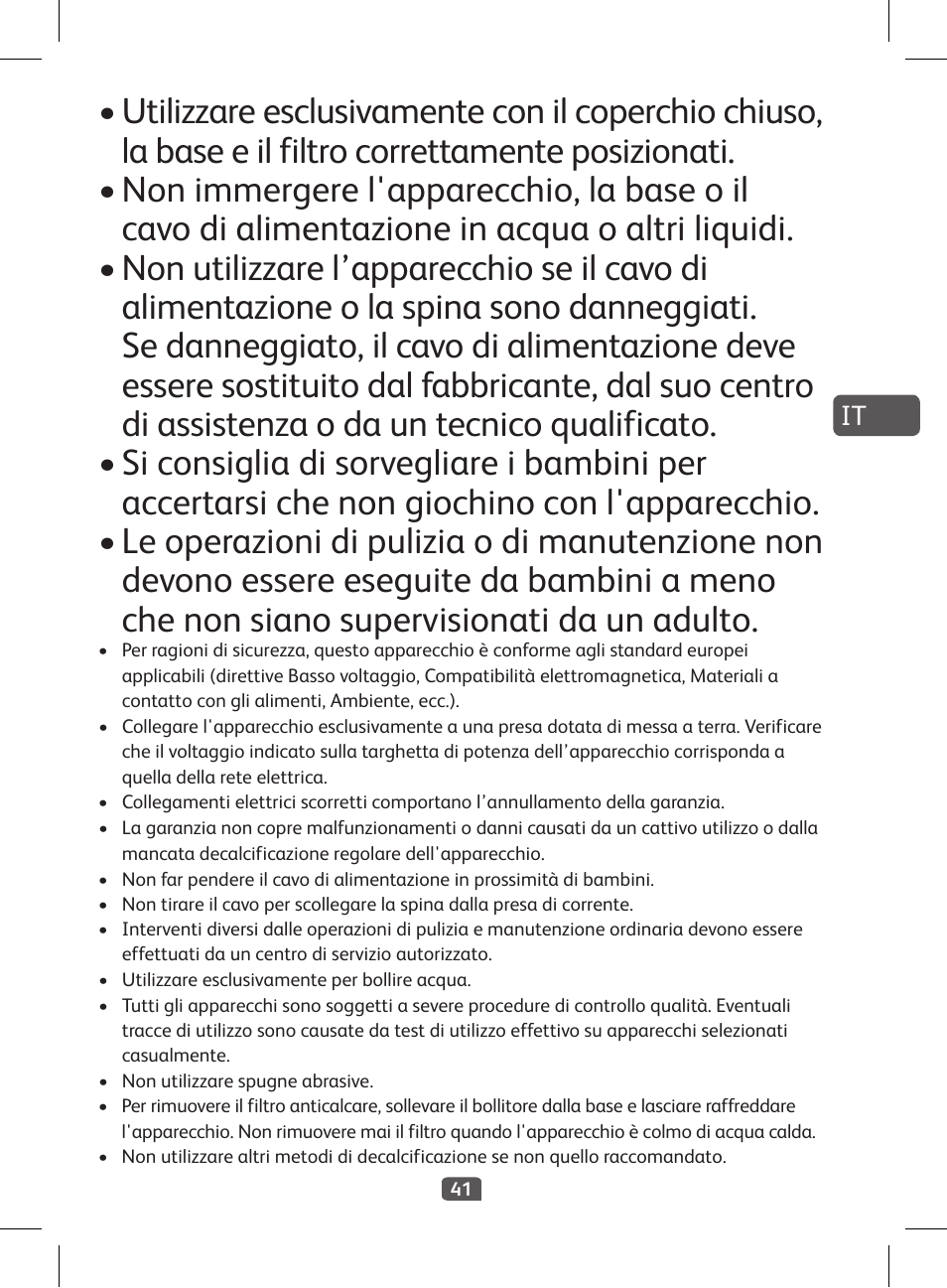 Tefal KI 230D30 Express II User Manual | Page 43 / 135