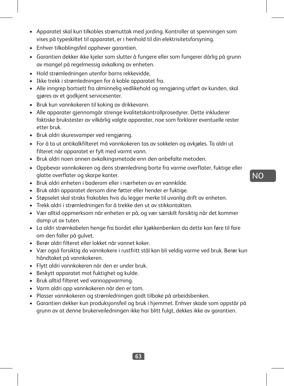 Tefal KI 230D30 Express II User Manual | Page 65 / 135
