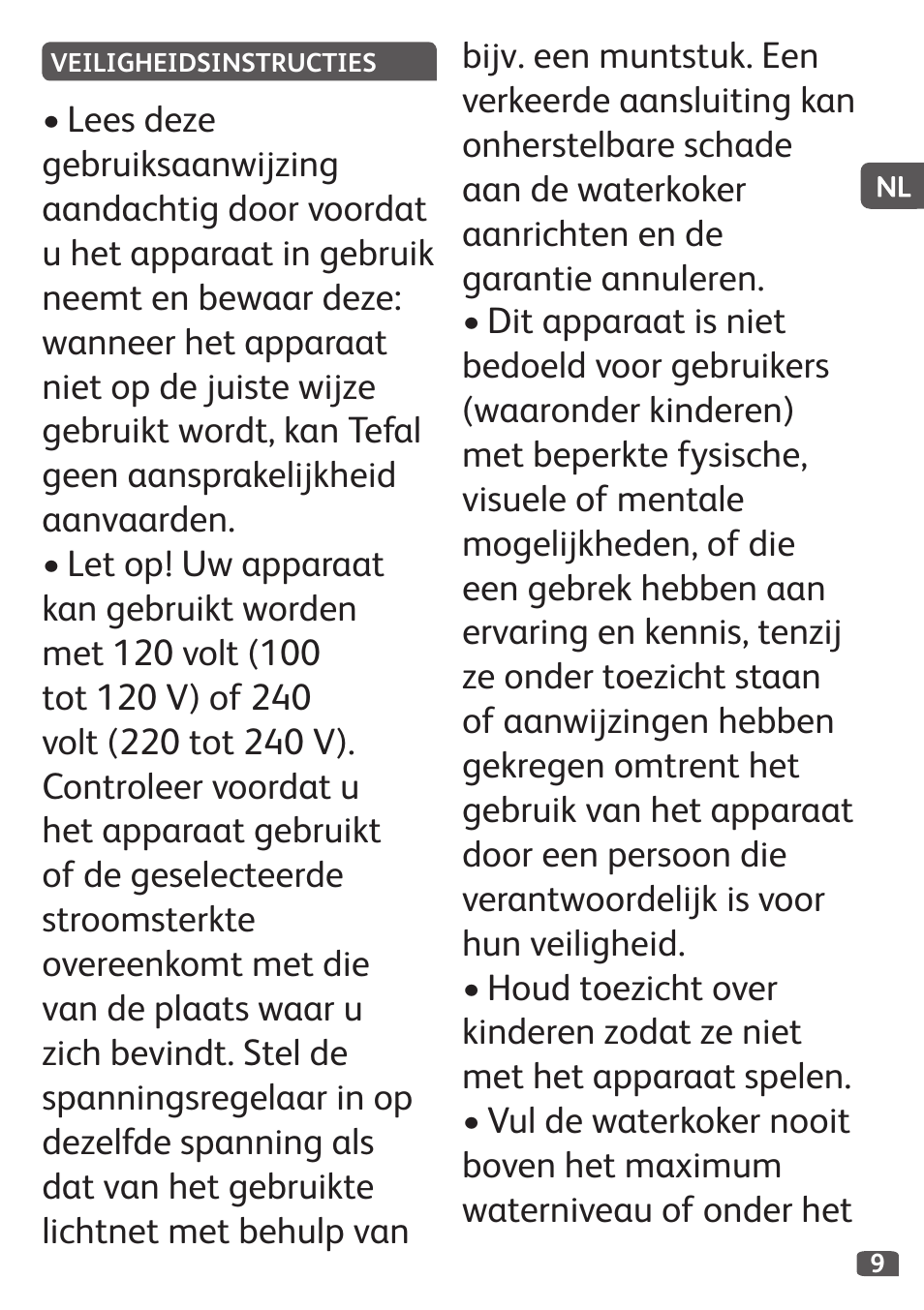 Tefal Travel City User Manual | Page 11 / 119