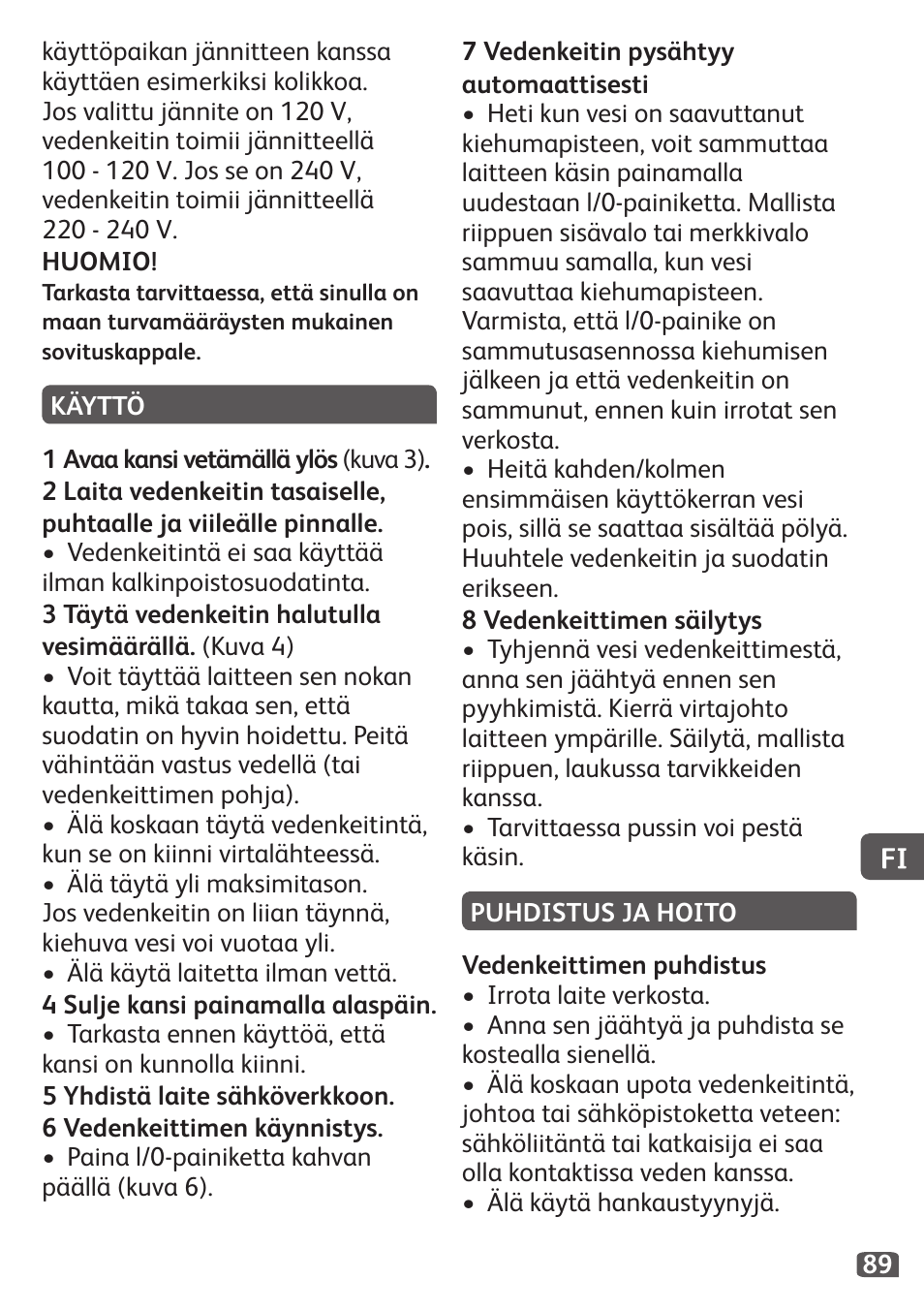 Tefal Travel City User Manual | Page 91 / 119