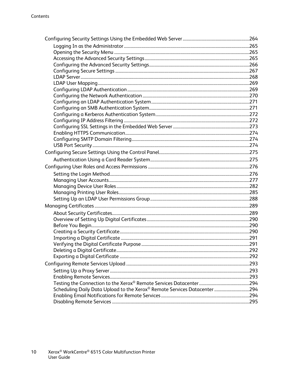 Xerox WorkCentre 6515DNI User Manual | Page 10 / 326