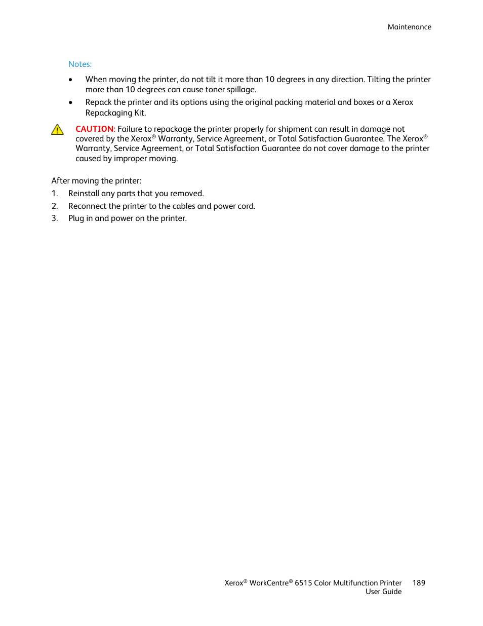 Xerox WorkCentre 6515DNI User Manual | Page 189 / 326