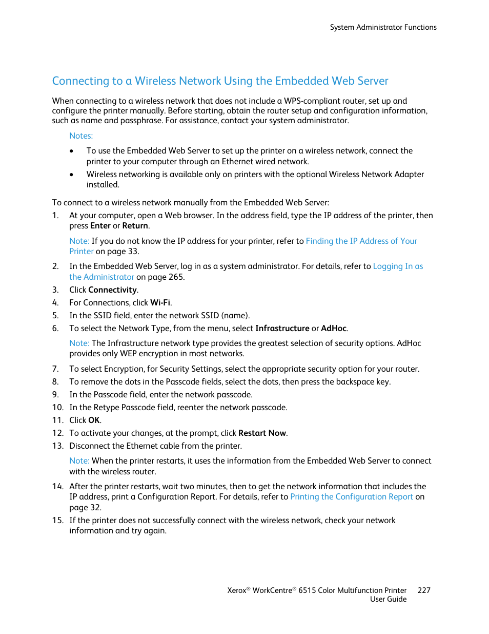 Xerox WorkCentre 6515DNI User Manual | Page 227 / 326