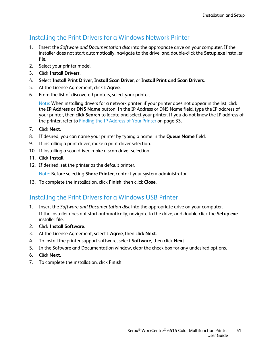 Xerox WorkCentre 6515DNI User Manual | Page 61 / 326